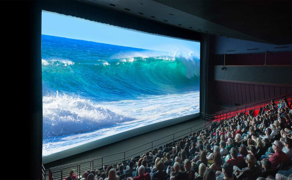 Pantalla de cine: tamaño, IMAX y proyector o TV en casa